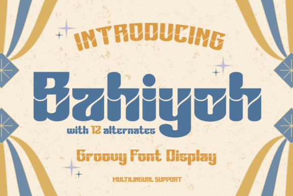 Bahiyoh: A Retro Display Font for Modern Web Design
