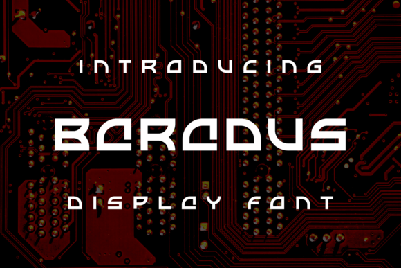 Baradus: A Unique Display Font for Polished Branding