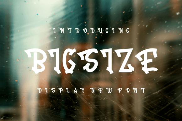 Big Size: A Bold Display Font for Web Design