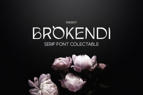Brokendi: A Unique Display Font for Editorial Design