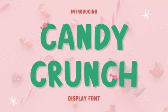 Candy Crunch: A Fun Display Font for Small Business Branding