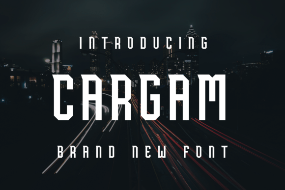 Cargam: A Unique Display Font for Web Design