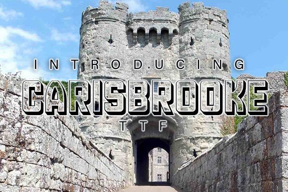 Carisbrooke: The 3D Display Font for Branding