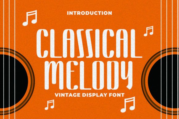 Classical Melody: A Vintage Display Font for Makers
