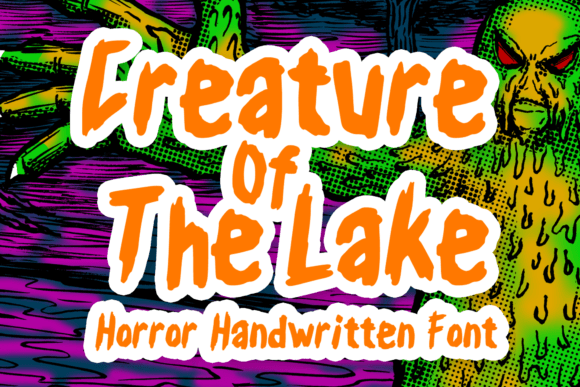 Creature of the Lake: A Horror Display Font for Editorial Design