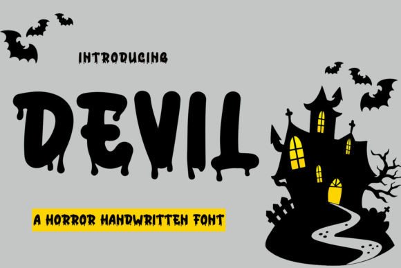Devil: A Spooky Display Font for Bold Branding