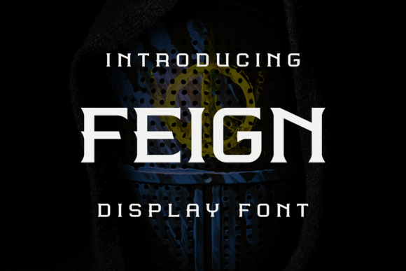 Feign: A Unique Display Font for Creative Makers