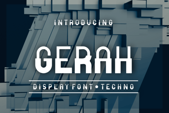 Gerah: A Unique Display Font for Your Brand