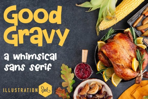 Good Gravy: A Whimsical Display Font for Web Design