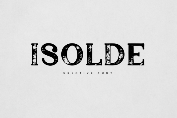 Isolde: An Elegant Display Font for Branding