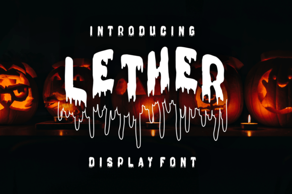 Lether: A Distinctive Display Font for Editorial Design