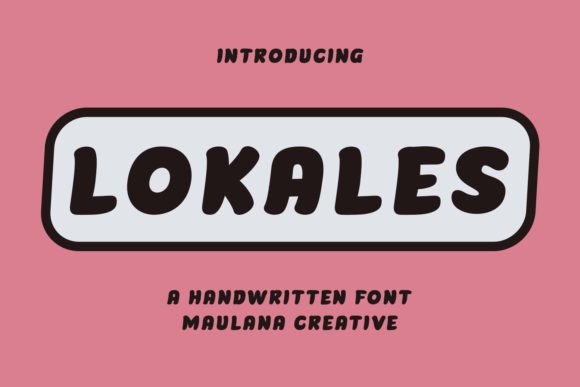 Lokales: A Bold Handwritten Display Font for Makers