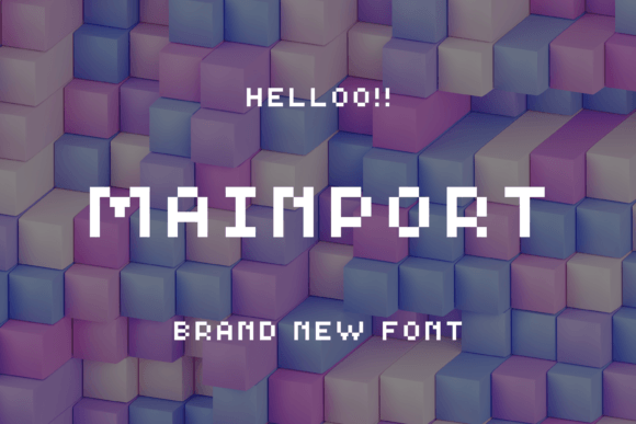 Mainport: A Unique Display Font for Campaigns