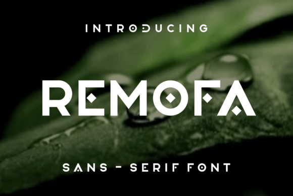 Remofa: A Bold Display Font for Campaigns