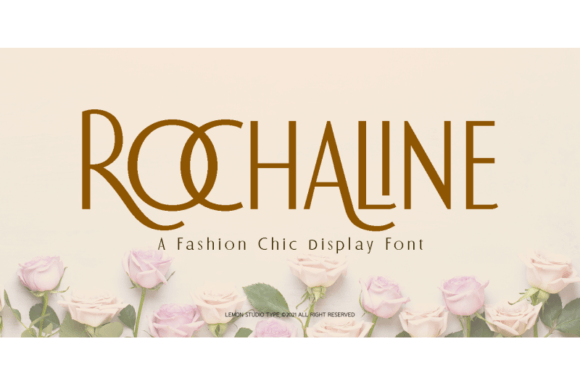 Rochaline: A Luxurious Display Font for Editorial Design