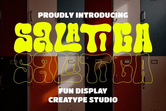 Salatiga: A Playful Display Font for Small Brands