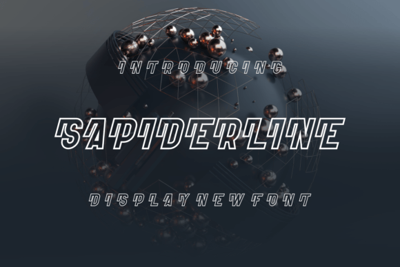 Sapiderline: A Quirky Display Font for Editorial Design