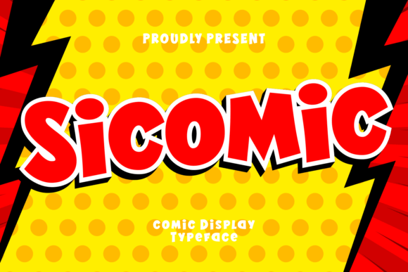 Sicomic: A Playful Display Font for Editorial Design