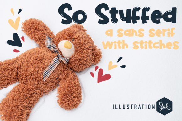 So Stuffed: A Whimsical Display Font for Small Brands