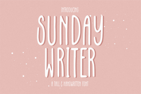 Sunday Writer: A Handwritten Display Font for Web Design
