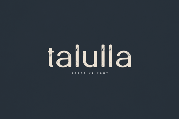 Talulla: An Elegant Display Font for Branding