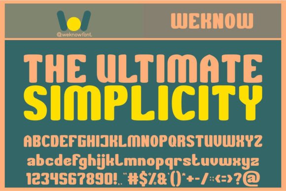 The Ultimate Simplicity: A Premium Display Font for Editorial Design