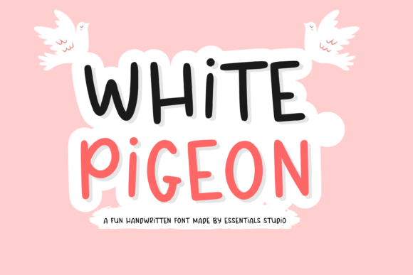 White Pigeon: A Handwritten Display Font for Editors