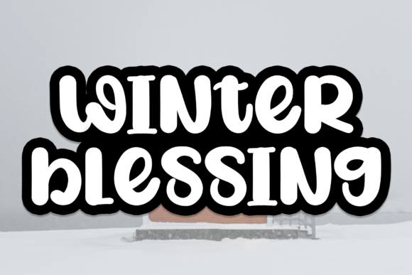 Winter Blessing: A Handwritten Display Font for Editorial Design