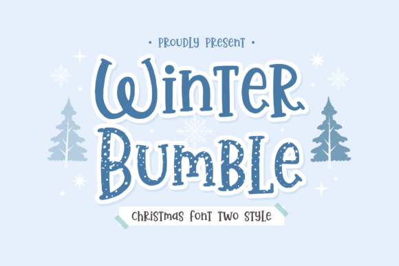 Winter Bumble: A Festive Display Font for Holiday Campaigns